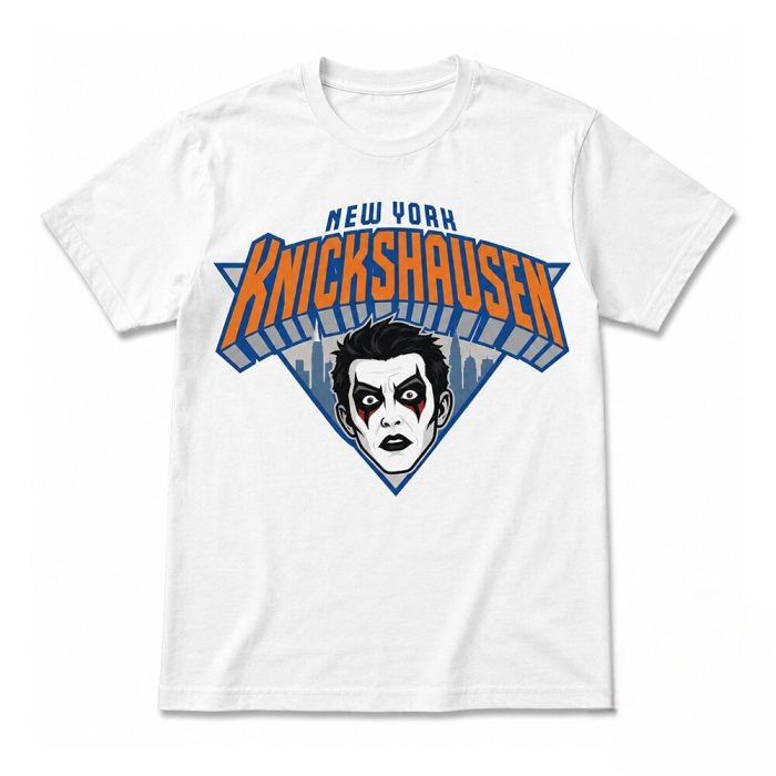Danhausen Knickshausen New York Knicks Graphic Shirt - Image 2