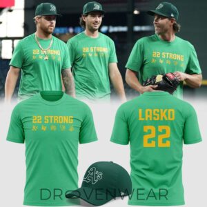 2026 As Ryan Lasko 22 Strong Tshirt by Drovenwear.com