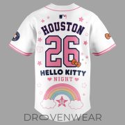 2026 Houston Astros x Hello Kitty Night Baseball Jersey - Image 3