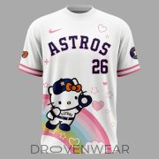2026 Houston Astros x Hello Kitty Night T-Shirt - Image 2