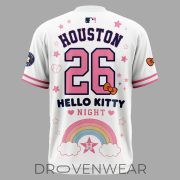2026 Houston Astros x Hello Kitty Night T-Shirt - Image 3