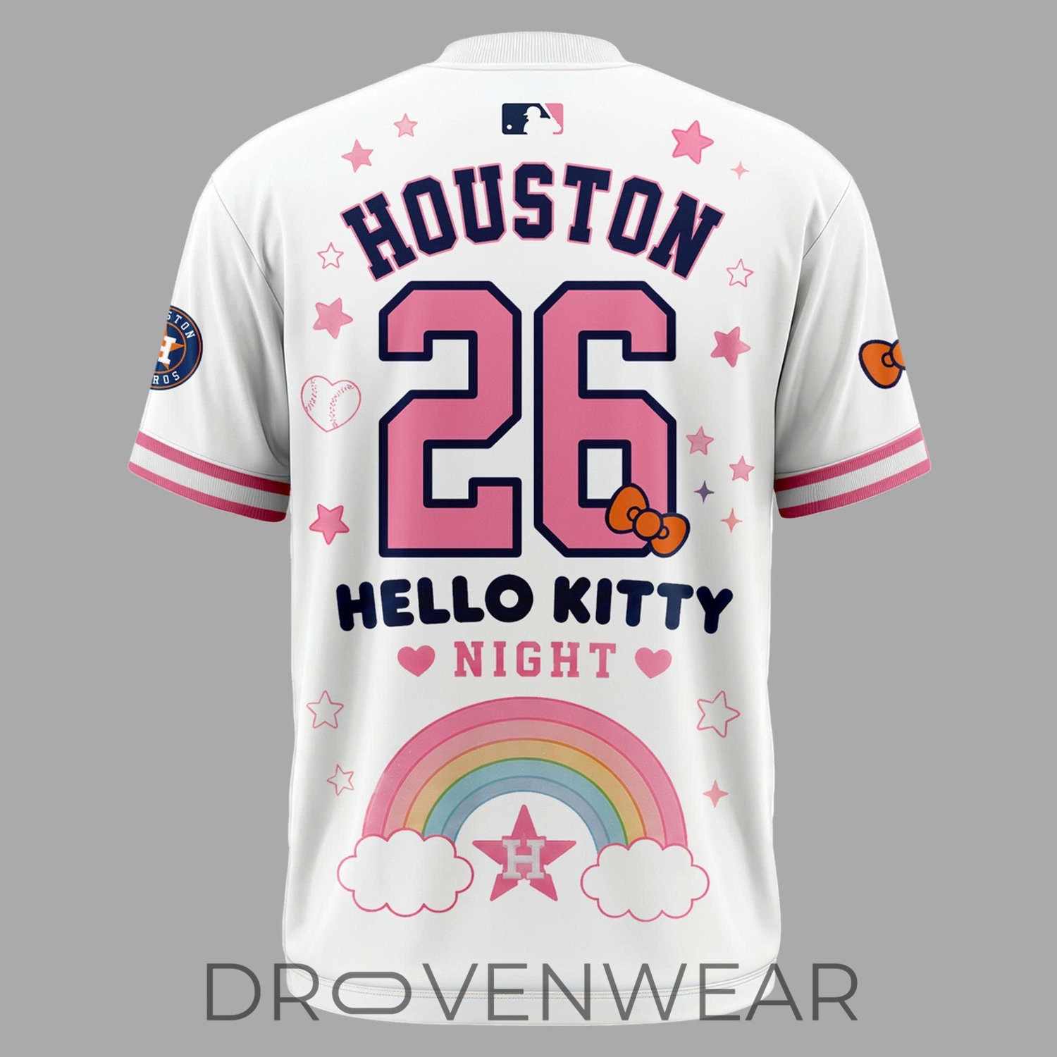 2026 Houston Astros x Hello Kitty Night T-Shirt 2026 Houston Astros x Hello Kitty Night T-Shirt