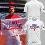 2026 I Love My Country Philadelphia Phillies T-Shirt