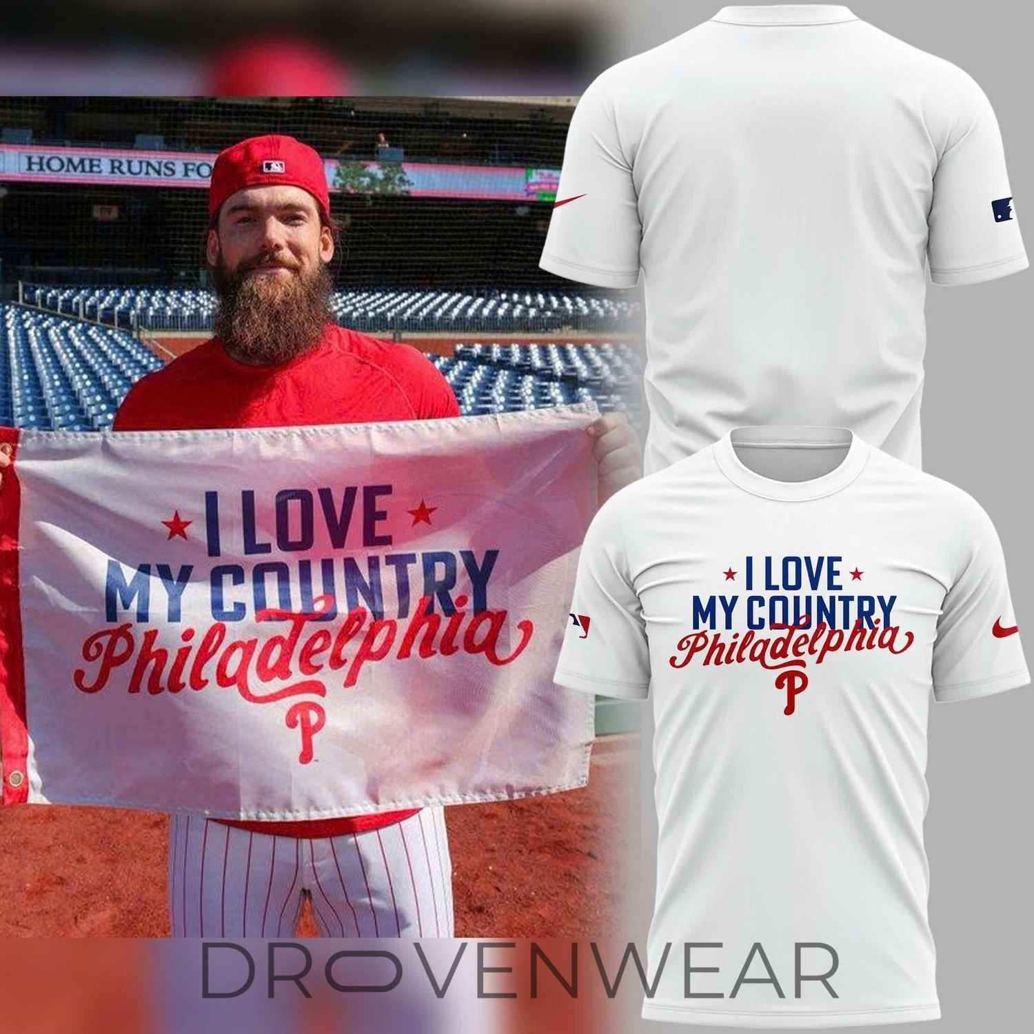 2026 I Love My Country Philadelphia Phillies T-Shirt 2026 I Love My Country Philadelphia Phillies T-Shirt