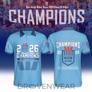 2026 New South Wales Blues State of Origin Champions Premium Men's Polo Shirt