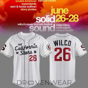 2026 Solid Sound Festival Baseball Jersey by Drovenwear.com