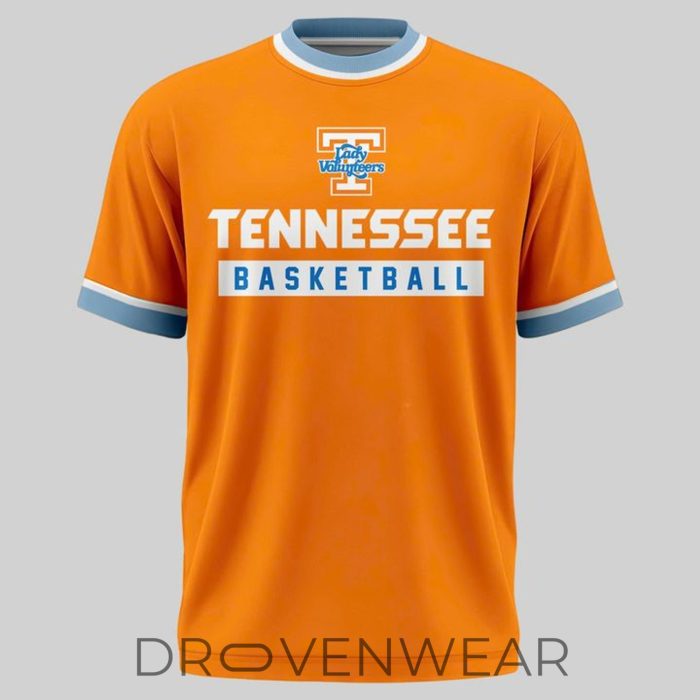 2026 Tennessee Lady Volunteers Basketball Orange Limited Edition T-Shirt - Image 2