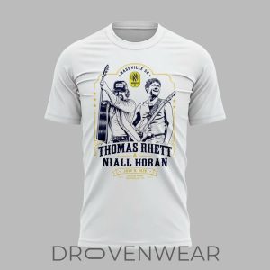 2026 Thomas Rhett Niall Horan x Nashville SC White Shirt by Drovenwear.com