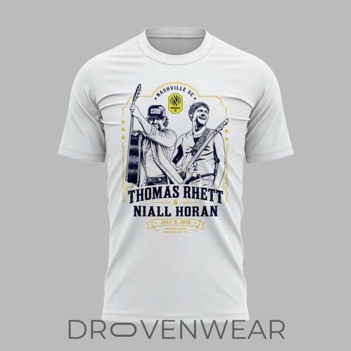 2026 Thomas Rhett & Niall Horan x Nashville SC White Shirt - Image 2