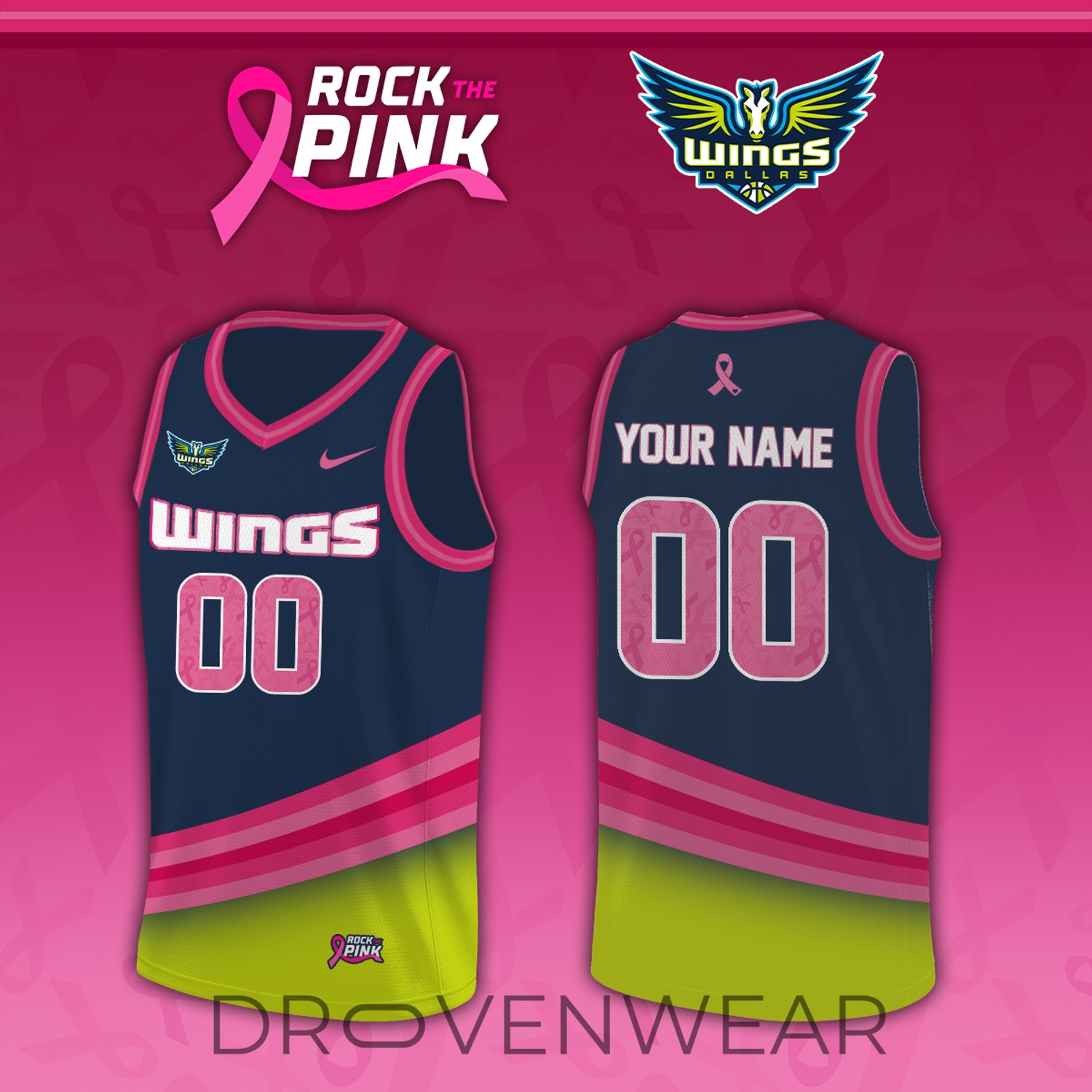 ALL TEAM WNBA x Rock The Pink 2026 Limited Edition Jersey ALL TEAM WNBA x Rock The Pink 2026 Limited Edition Jersey