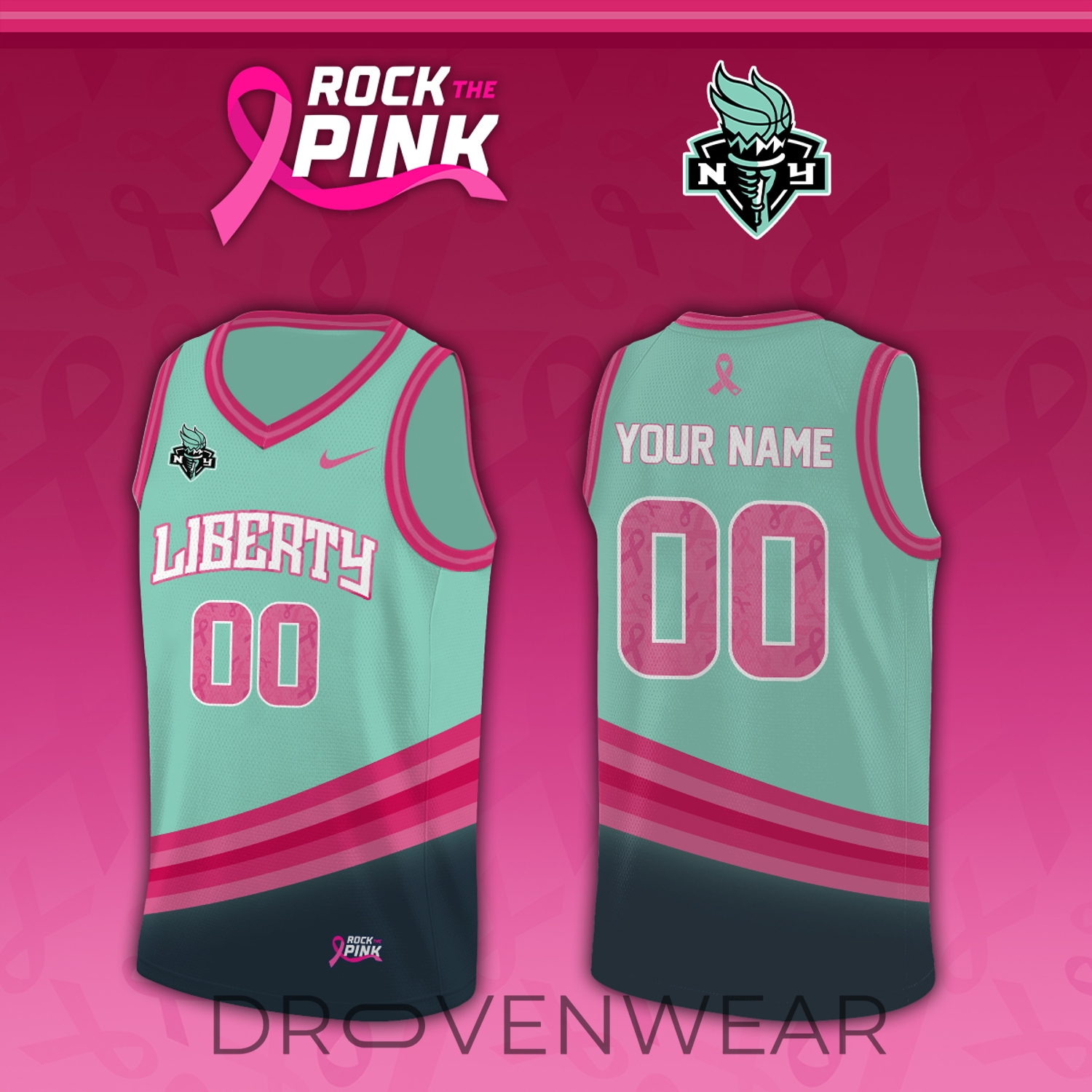 ALL TEAM WNBA x Rock The Pink 2026 Limited Edition Jersey ALL TEAM WNBA x Rock The Pink 2026 Limited Edition Jersey