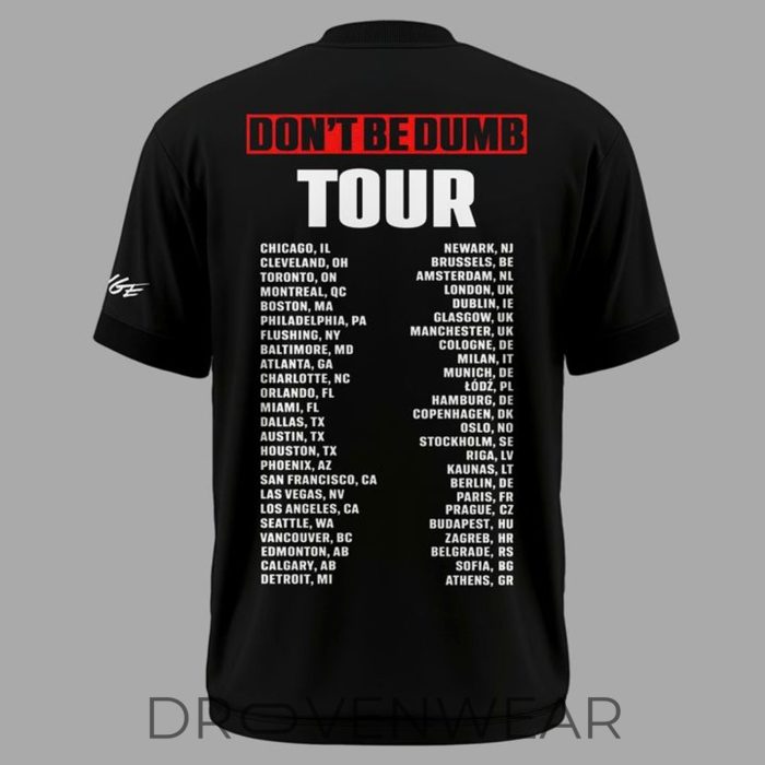 ASAP Rocky Don't Be Dumb Tour 2026 Limited Edition Shirt - Image 3