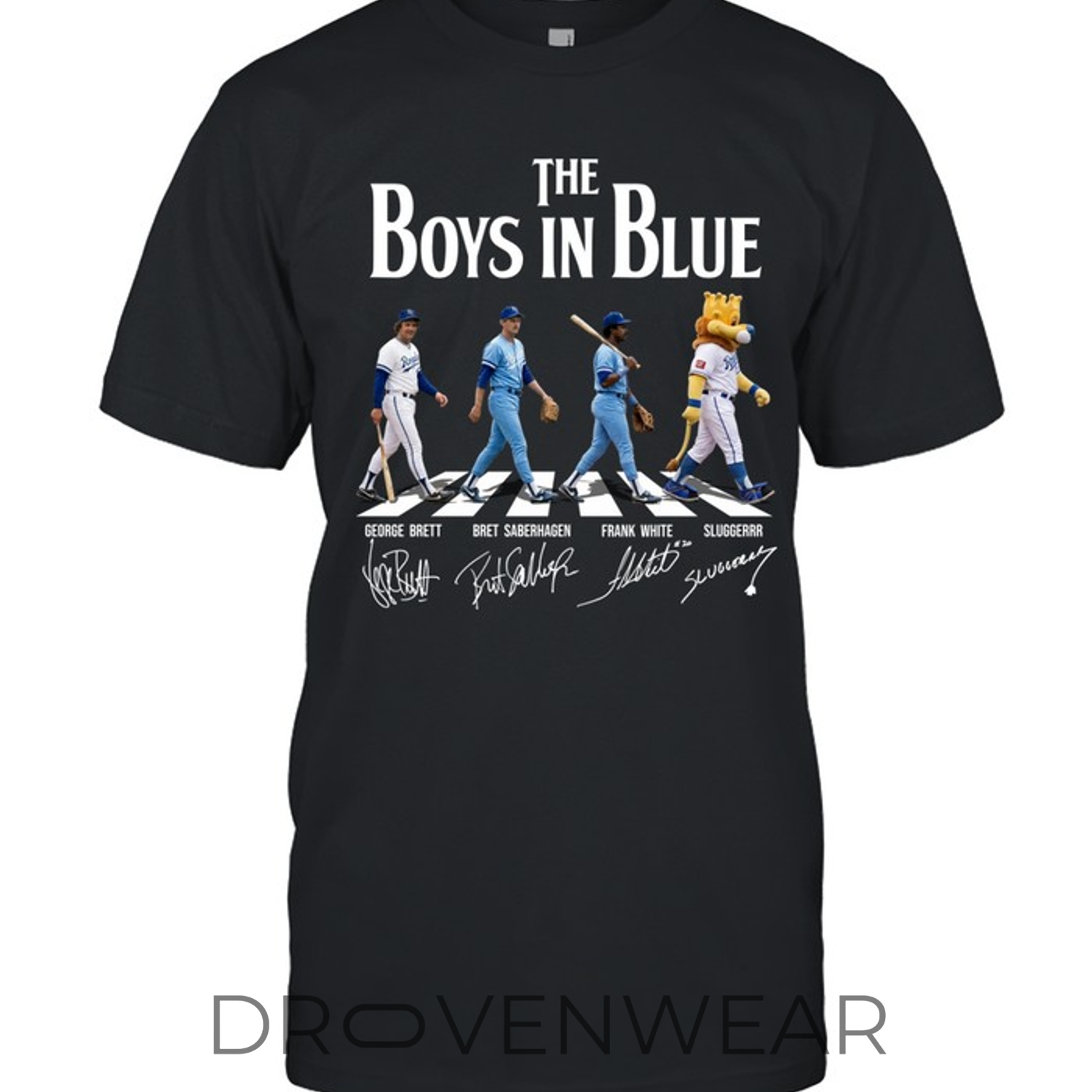 Abbey Road Kansas City Royals - the Boys in Blue - Unisex T-Shirt Abbey Road Kansas City Royals - the Boys in Blue - Unisex T-Shirt