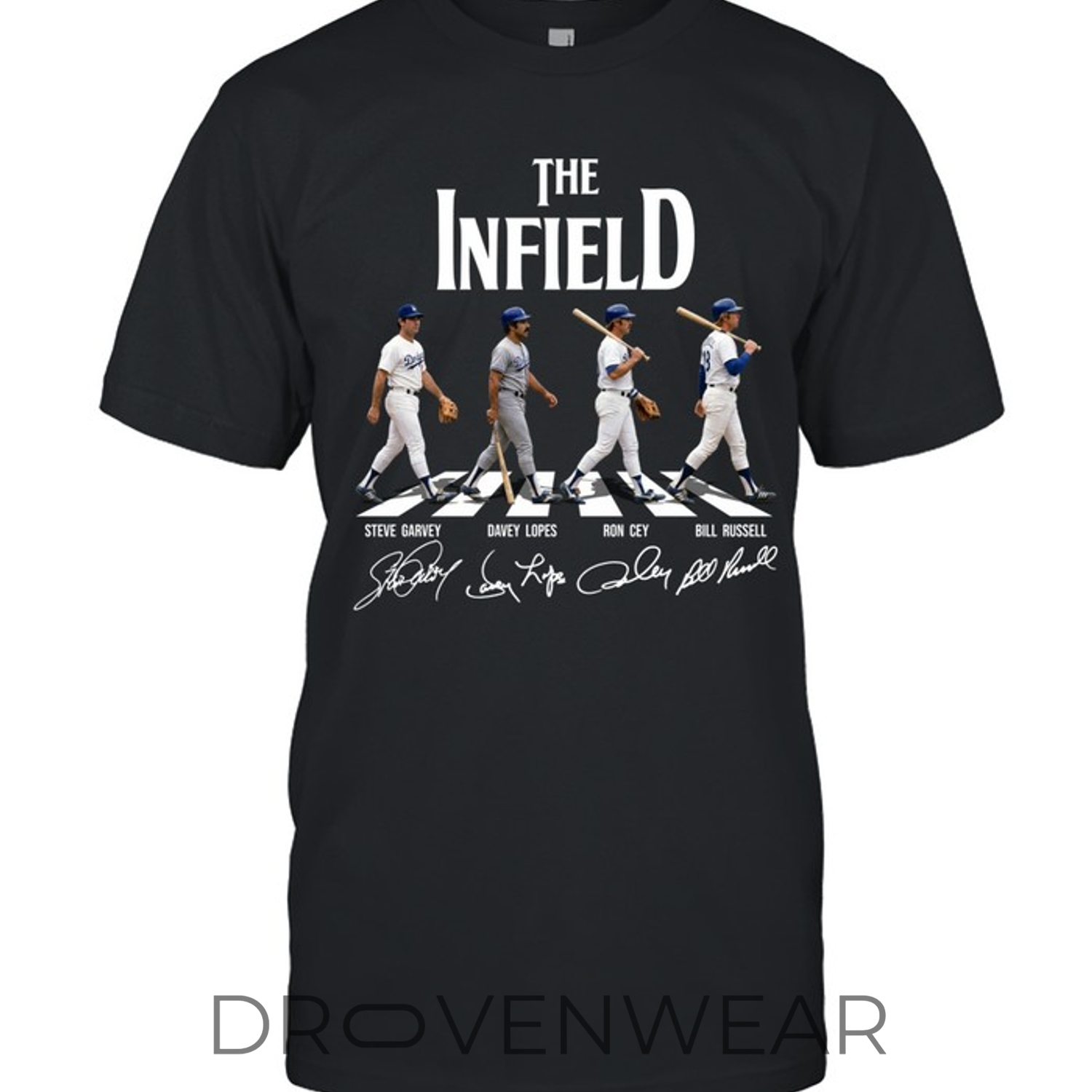 Abbey Road Los Angeles Dodgers - The Infield - Unisex T-Shirt Abbey Road Los Angeles Dodgers - The Infield - Unisex T-Shirt