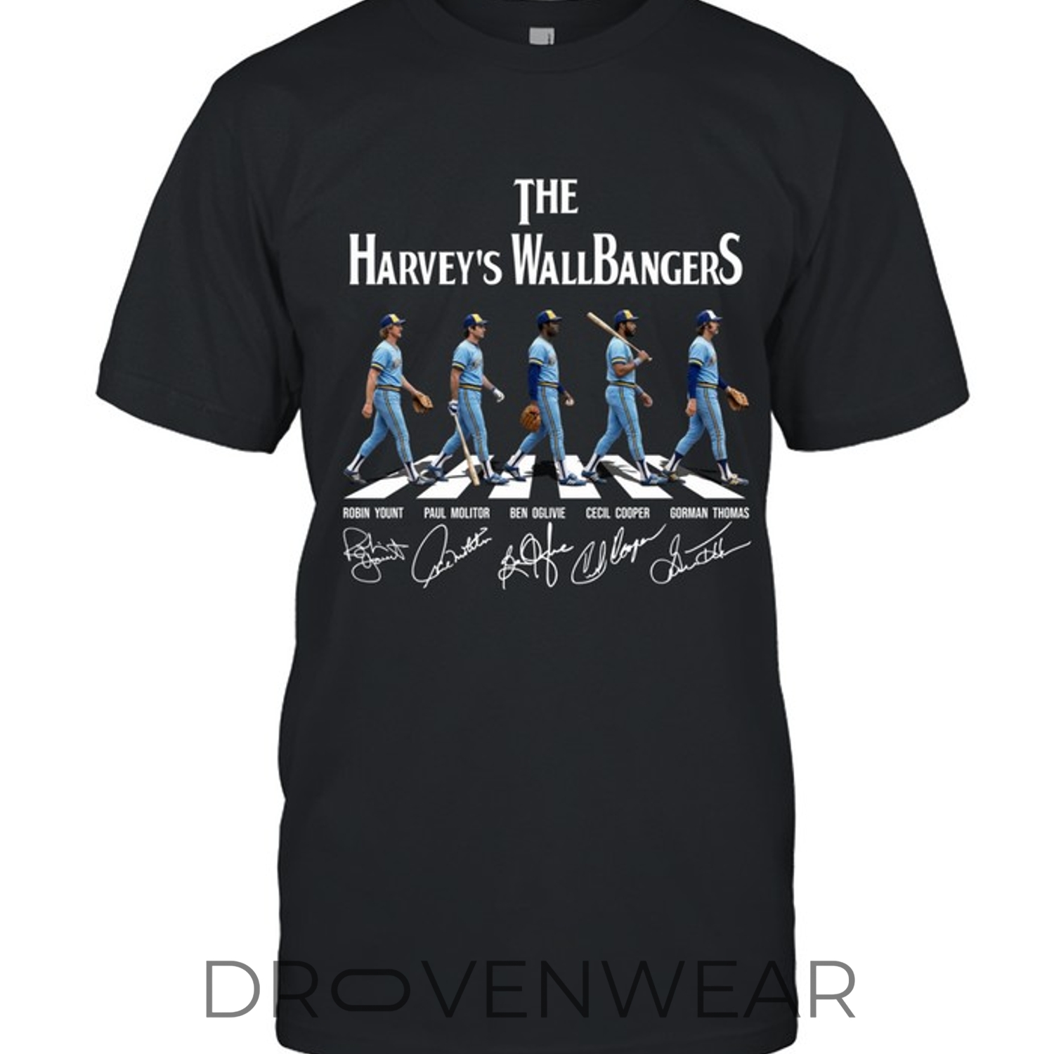 Abbey Road Milwaukee Brewers- the Harvey's Wallbangers - Unisex T-Shirt Abbey Road Milwaukee Brewers- the Harvey's Wallbangers - Unisex T-Shirt