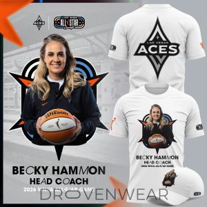 Aces Becky Hammon 2026 WNBA AllStar Coach Shirt by Drovenwear.com