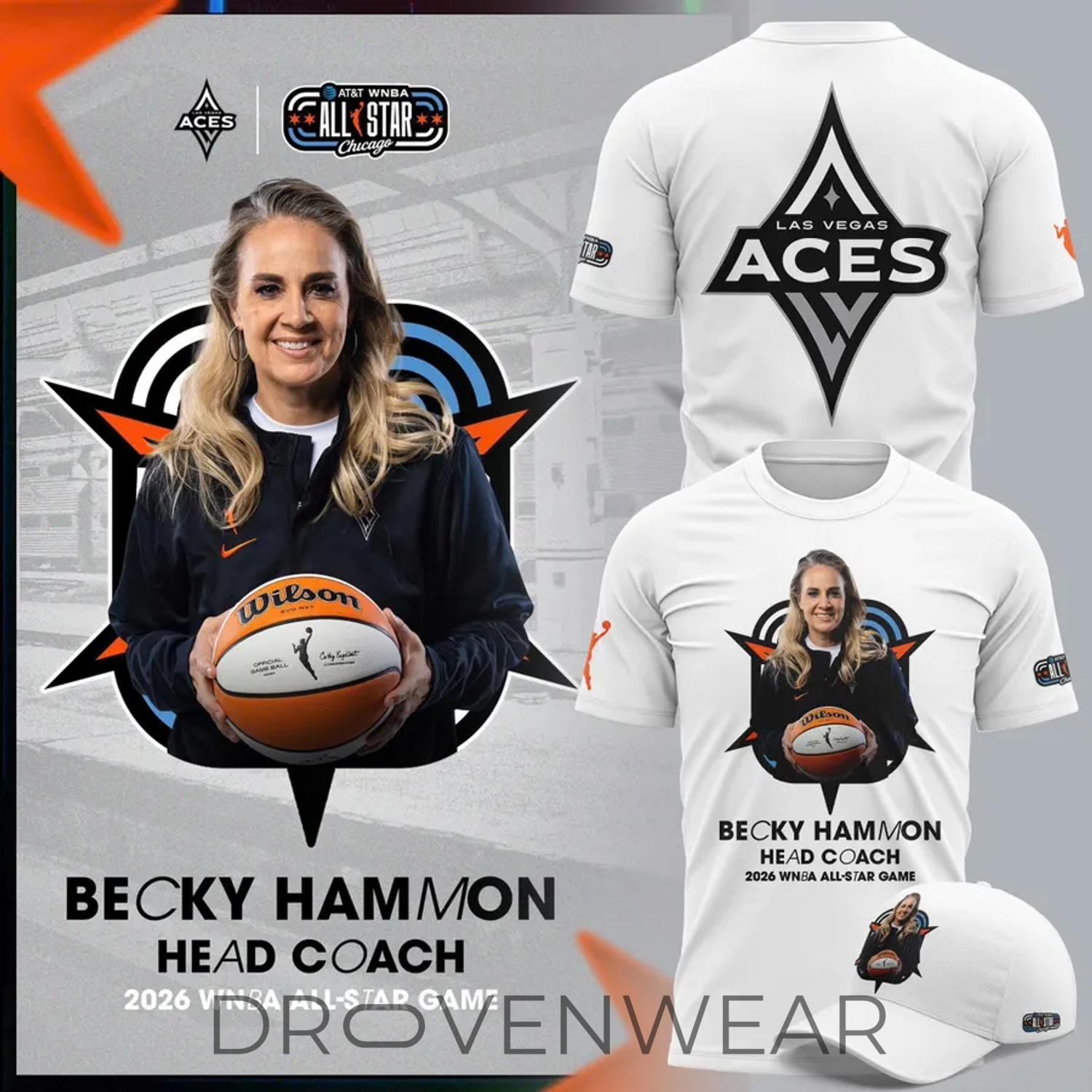 Aces Becky Hammon 2026 WNBA All-Star Coach Shirt Aces Becky Hammon 2026 WNBA All-Star Coach Shirt