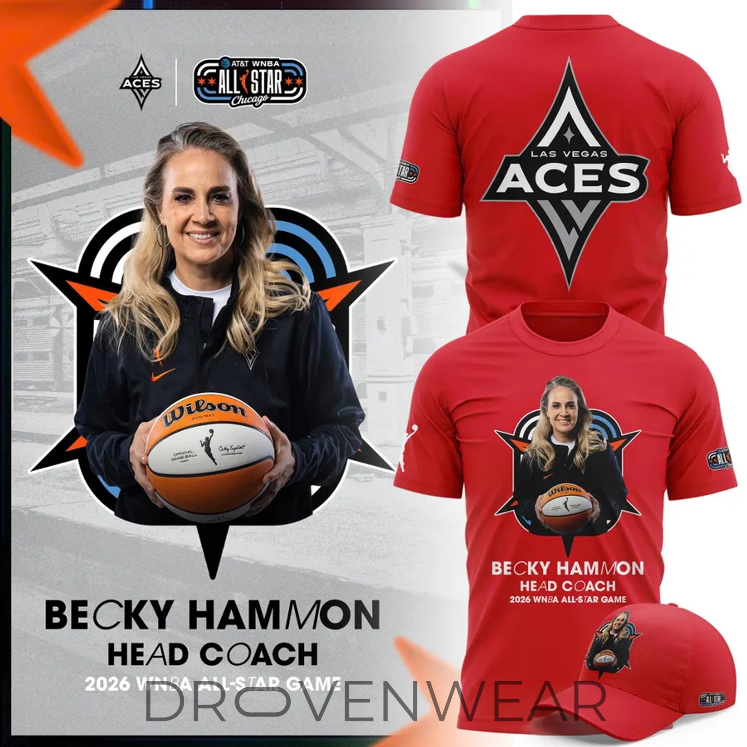 Aces Becky Hammon 2026 WNBA All-Star Coach Shirt Aces Becky Hammon 2026 WNBA All-Star Coach Shirt