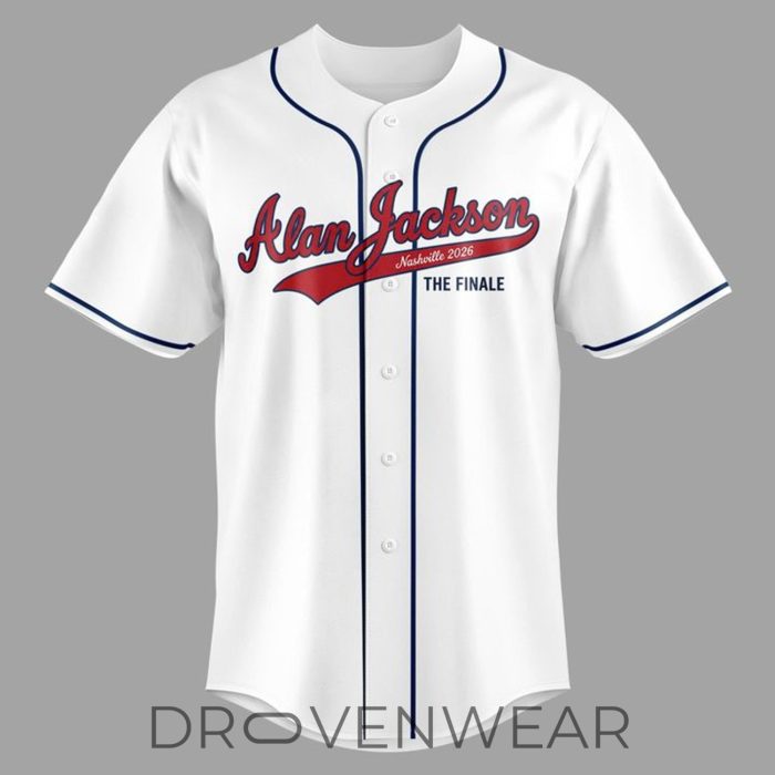 Alan Jackson Nashville 2026 The Finale Special Baseball Jersey - Image 2