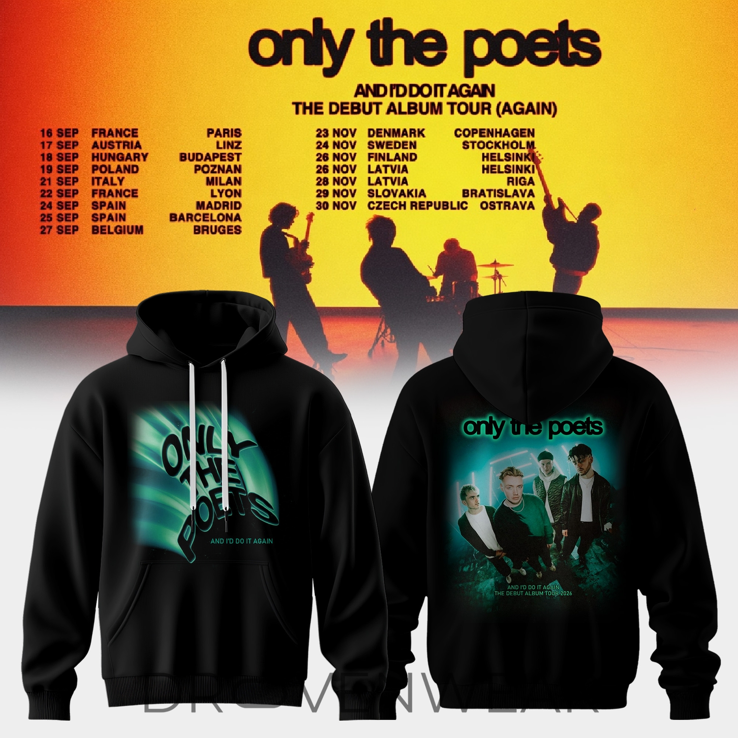 And I'd Do It Again - The Debut Album Tour 2026 Edition Hoodie V4 And I'd Do It Again - The Debut Album Tour 2026 Edition Hoodie V4