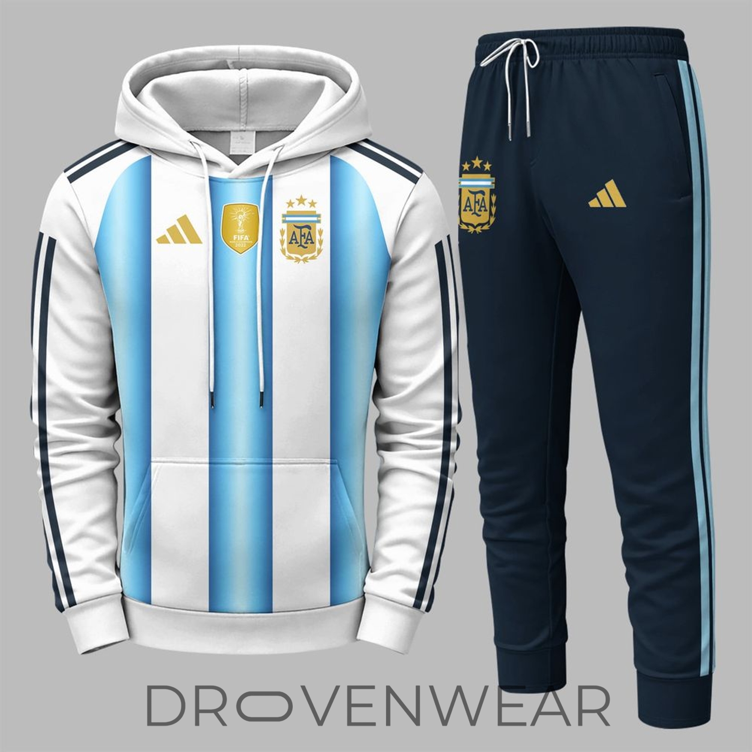 Argentina FIFA World Cup 2026 Home Personalized Hoodie Argentina FIFA World Cup 2026 Home Personalized Hoodie