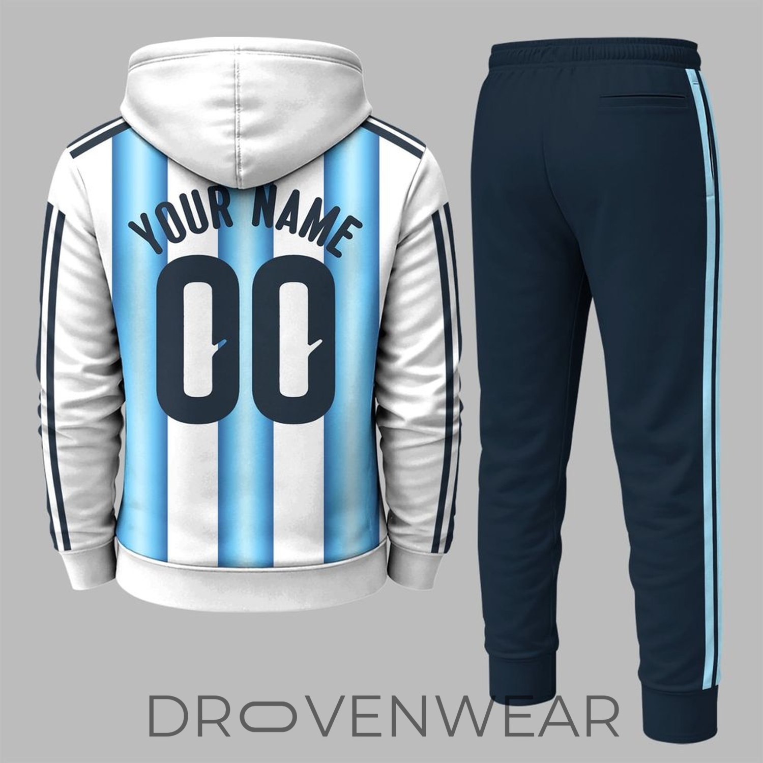 Argentina FIFA World Cup 2026 Home Personalized Hoodie Argentina FIFA World Cup 2026 Home Personalized Hoodie