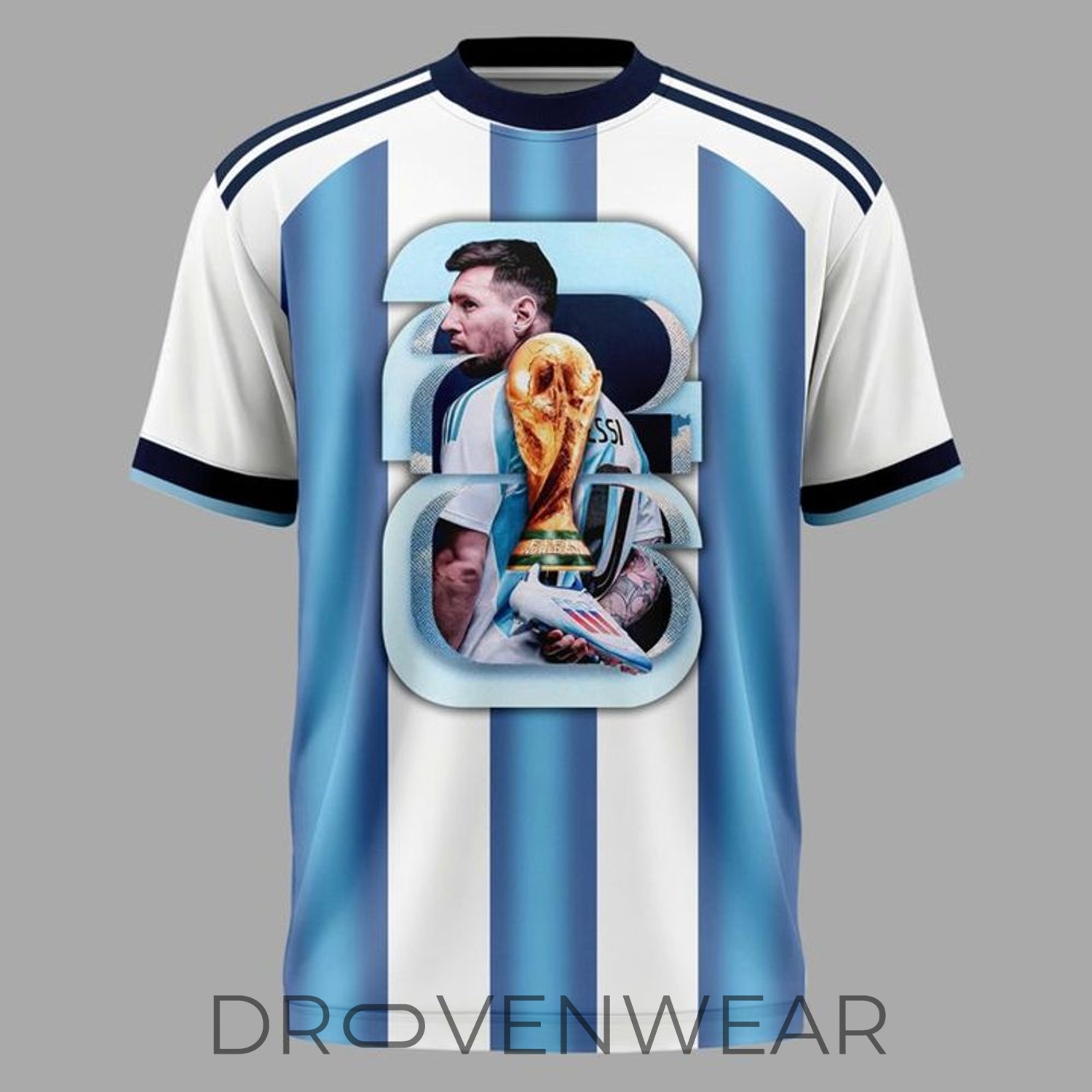 Argentina Lionel Messi FIFA World Cup 2026 Graphic T-Shirt Argentina Lionel Messi FIFA World Cup 2026 Graphic T-Shirt