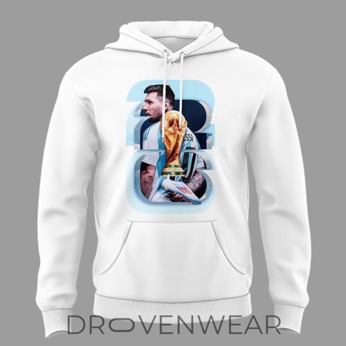 Argentina Lionel Messi FIFA World Cup 2026 Limited Edition Hoodie - Image 3