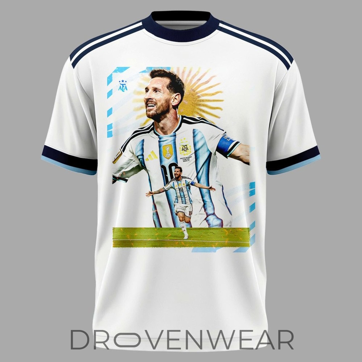 Argentina National Football Team Lionel Messi #10 FIFA World Cup 2026 T-Shirt Argentina National Football Team Lionel Messi #10 FIFA World Cup 2026 T-Shirt