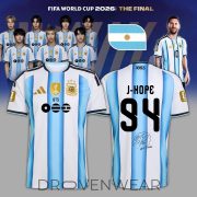 Argentina x BTS Haft Time Show 2026 Signature Jersey - Image 2