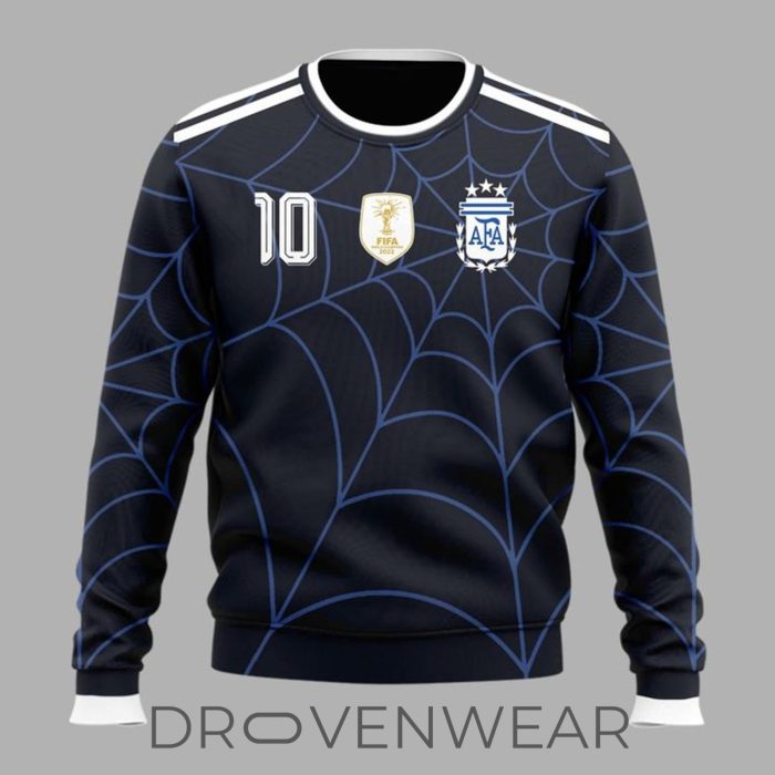 Argentina x Spiderman Lionel Messi #10 Limited Edition Sweatshirt - Image 2