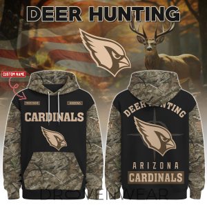 Arizona Cardinals Deer Hunting Limited Edition Hoodie by Drovenwear.com