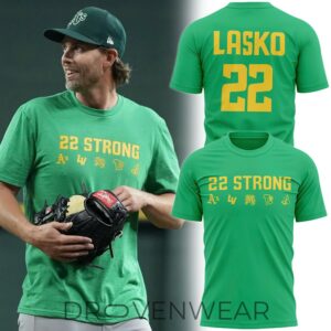 Athletics 22 Strong Green Lasko Baseball Special Shirt by Drovenwear.com