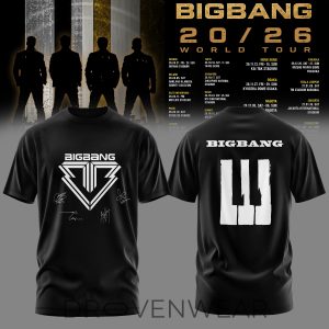 BIGBANG 20th Anniversary World Tour 2627 Limited Shirt by Drovenwear.com