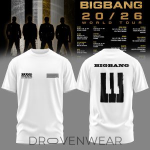 BIGBANG 20th Anniversary World Tour 2627 Limited TShirt by Drovenwear.com