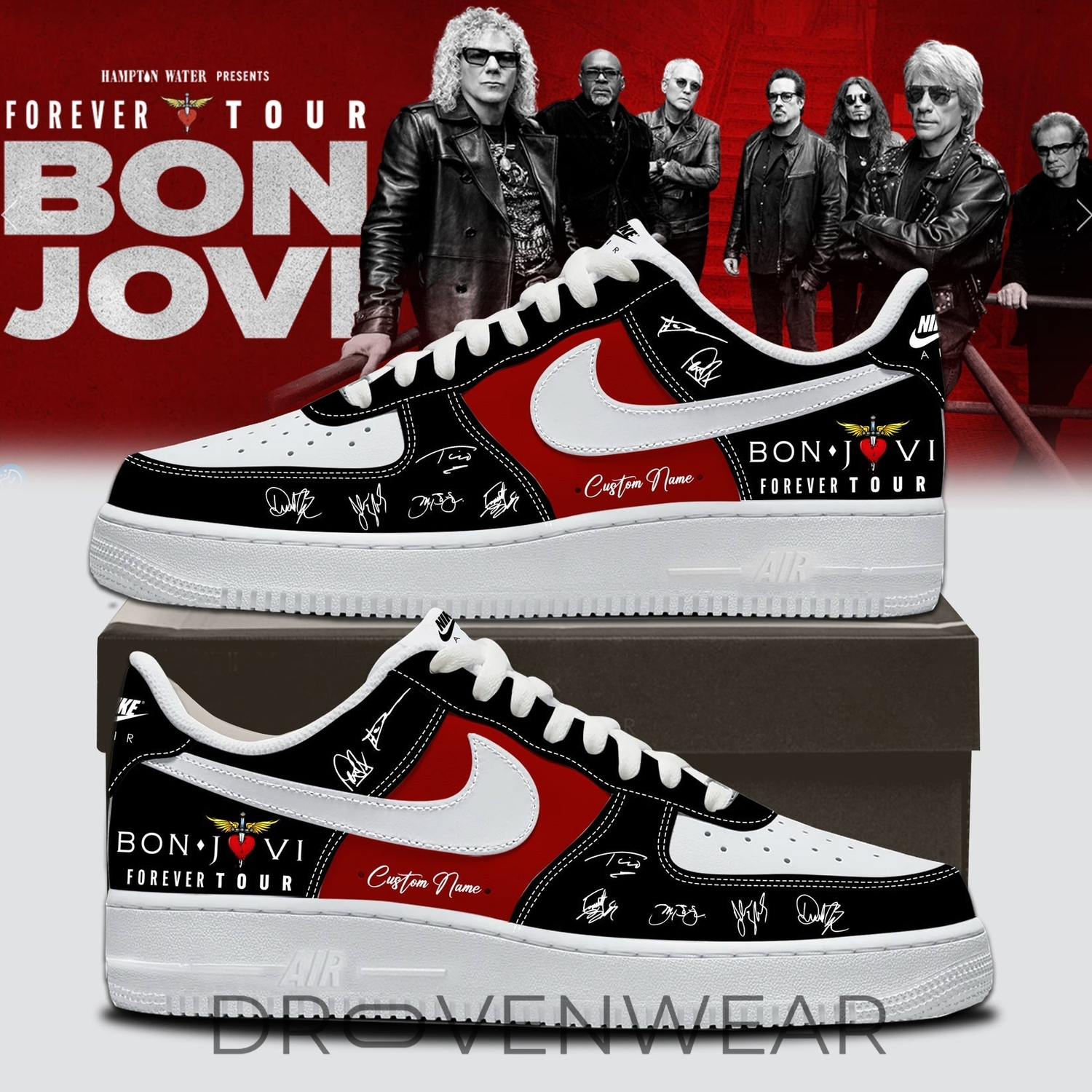 BON JOVI “Forever Tour” Signature Collection Limited Edition - Shoes BON JOVI “Forever Tour” Signature Collection Limited Edition - Shoes