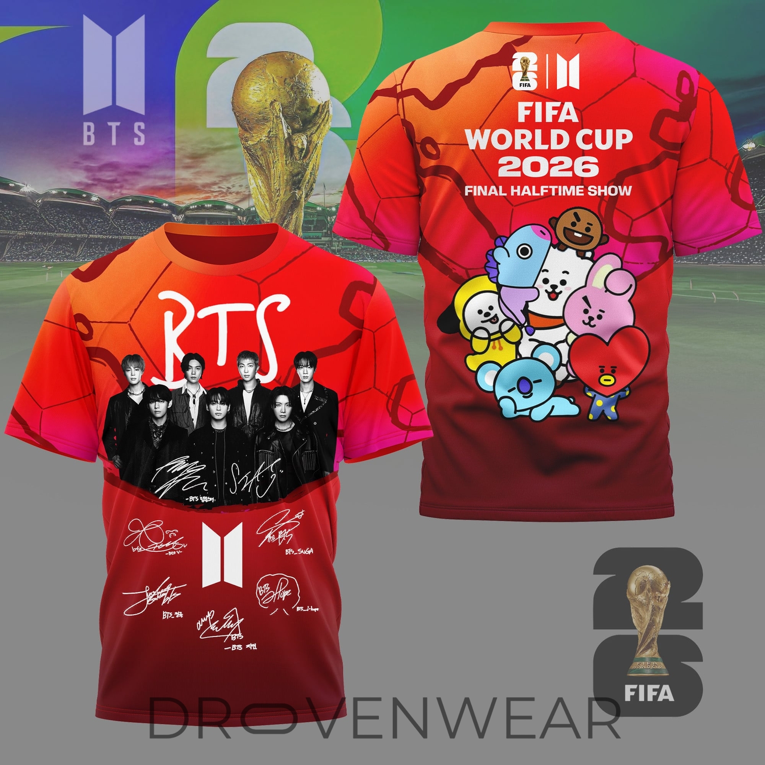 BTS FIFA World Cup 2026 Final Halftime Show Fan Shirt BTS FIFA World Cup 2026 Final Halftime Show Fan Shirt