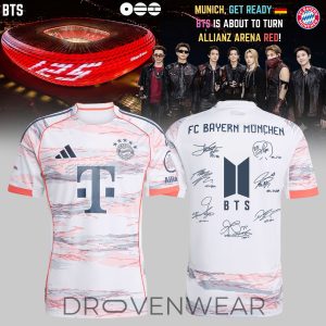 BTS x FC Bayern Mnchen New Version Soccer Jersey by Drovenwear.com