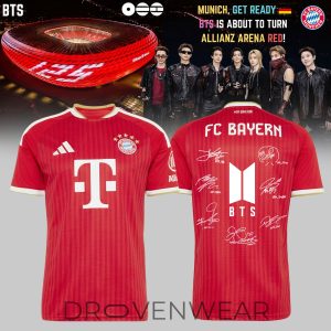 BTS x FC Bayern Mnchen Soccer Jersey by Drovenwear.com