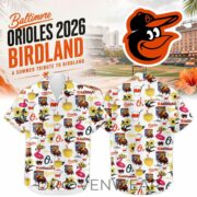 Baltimore Orioles Birdland Summer Tribute 2026 Hawaiian Aloha Shirt