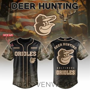 Baltimore Orioles x Deer Hunting Limited Edition Jersey by Drovenwear.com