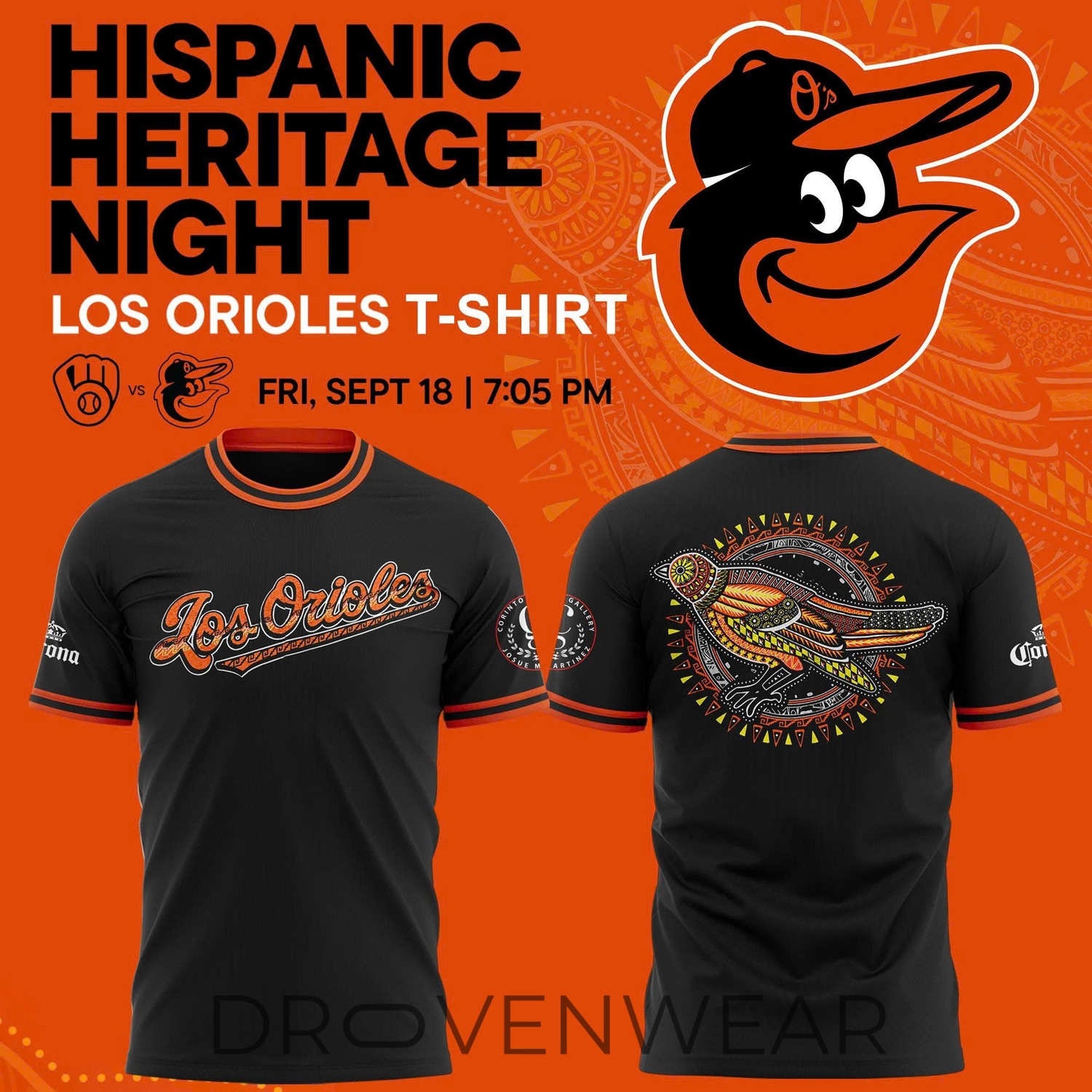 Baltimore Orioles x Hispanic Heritage Night T-shirt Baltimore Orioles x Hispanic Heritage Night T-shirt