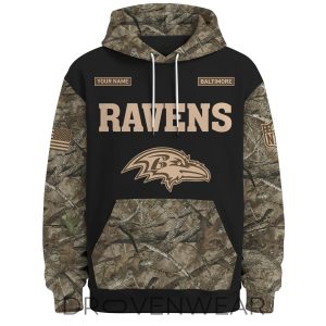 Baltimore Ravens Deer Hunting Limited Edition Hoodie by Drovenwear.com