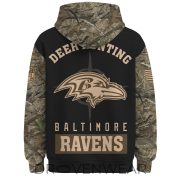Baltimore Ravens Deer Hunting Limited Edition Hoodie - Image 3