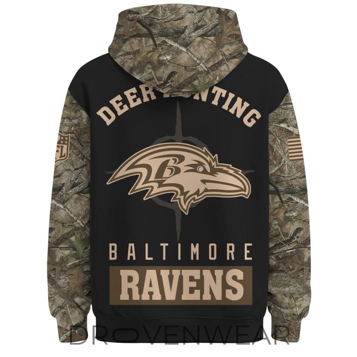 Baltimore Ravens Deer Hunting Limited Edition Hoodie - Image 3