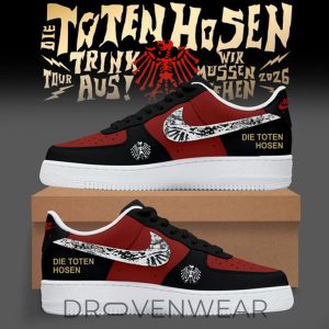 Bis zum bitteren Ende Die Toten Hosen Custom AF1 Shoes by Drovenwear.com