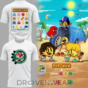 Blink182 X Pacman San Diego Comic 2026 Limited Edition Shirt by Drovenwear.com