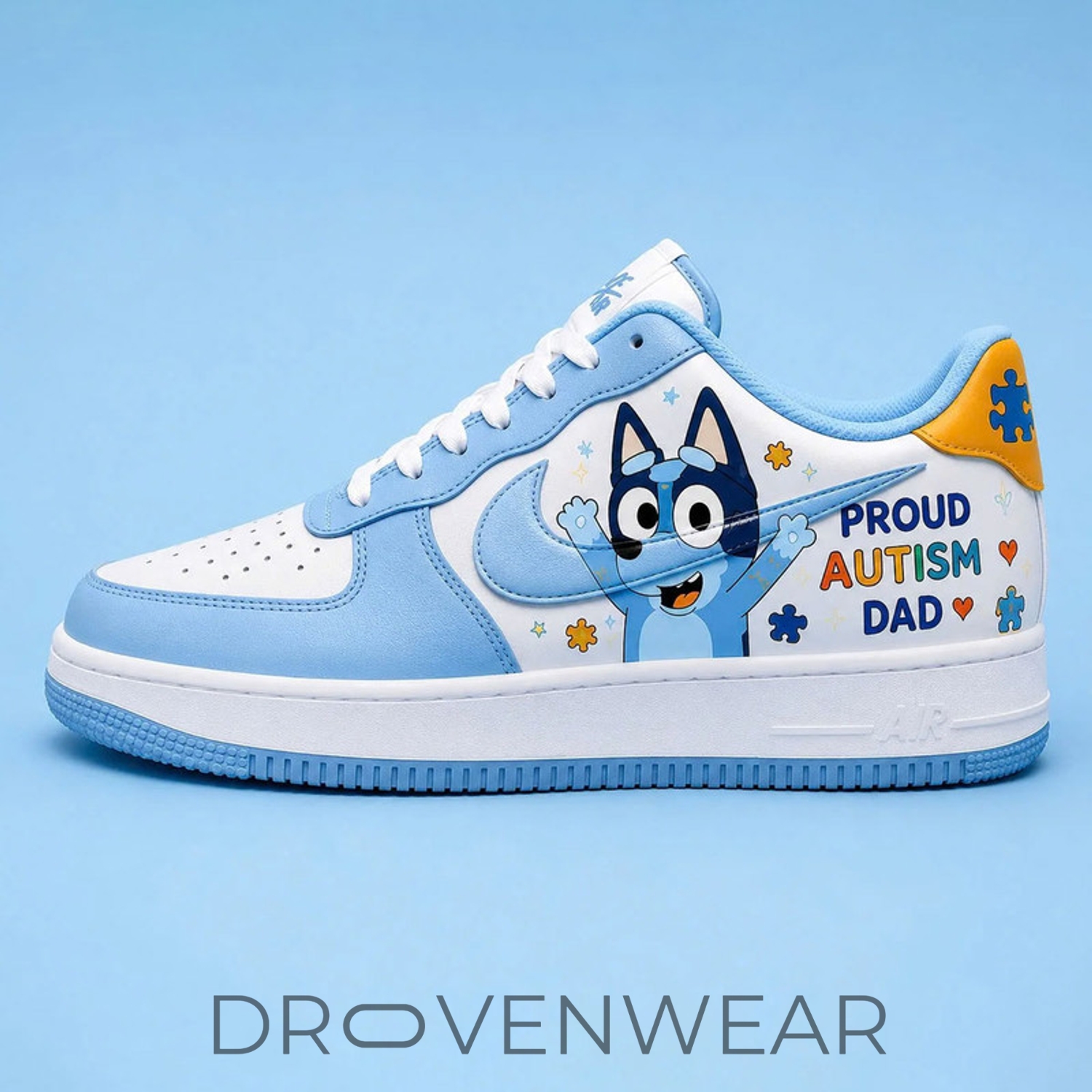 Bluey X Autism Awareness Special AF1 Sneakers Bluey X Autism Awareness Special AF1 Sneakers