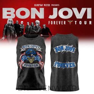 Bon Jovi Forever Tour 2026 Fan Baseball Jersey by Drovenwear.com