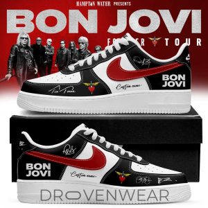 Bon Jovi Forever Tour 2026 Signature Custom Name Shoes by Drovenwear.com